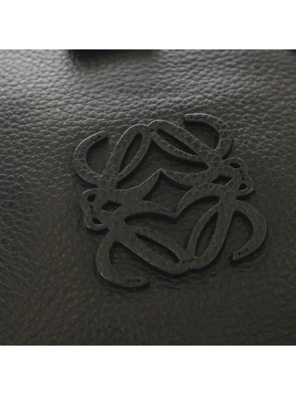 Loewe Justa Tote Black Leather